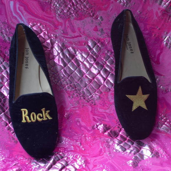 RockStar Jon Josef Velvet Loafers - Picture 2 of 7
